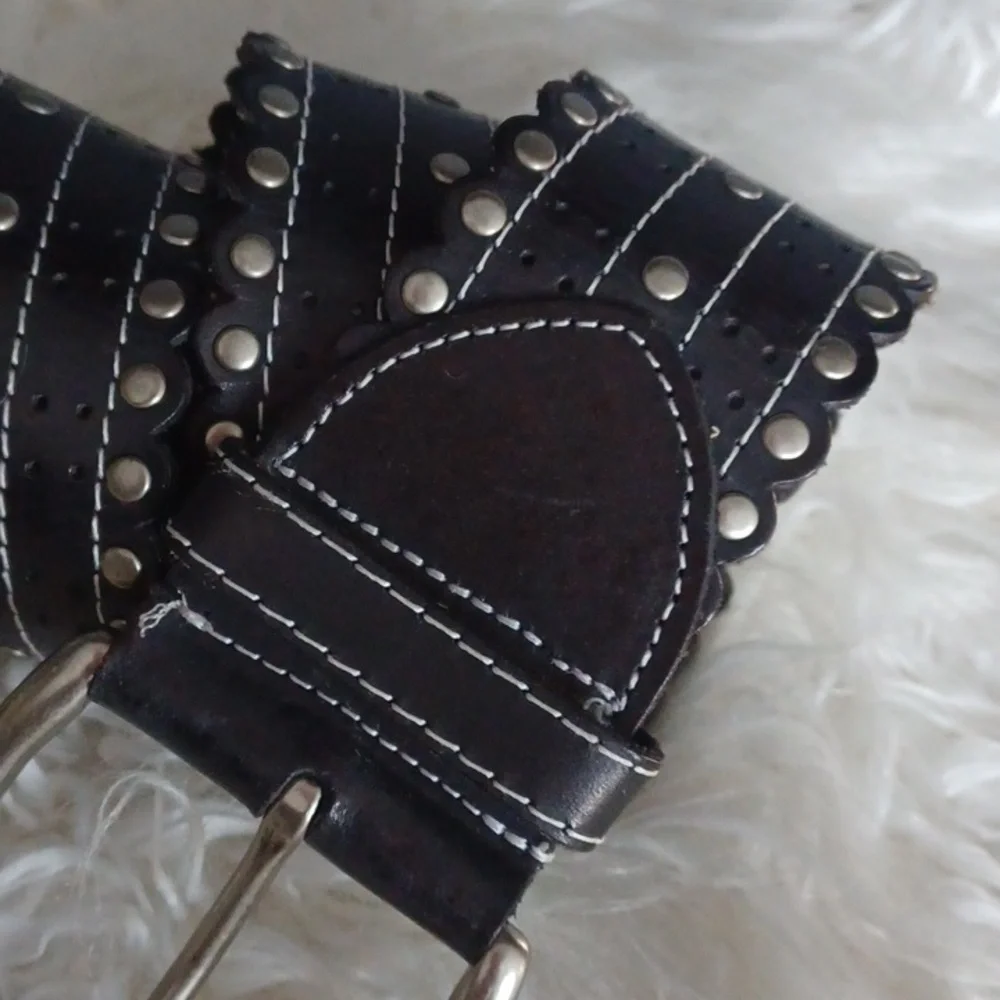 Black Leather Belt